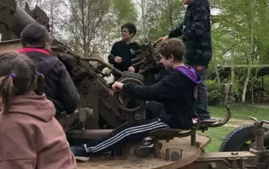 Zabawa na zabytkowej broni
