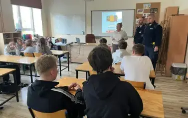 zajęcia z policjantami