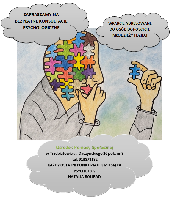 Plakat Konsultacje psychologiczne