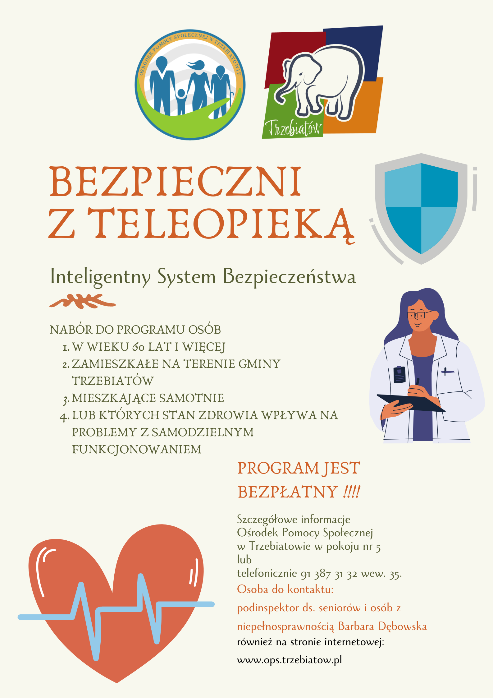 gminny program bezpiecznie z&nbsp;teleopieką