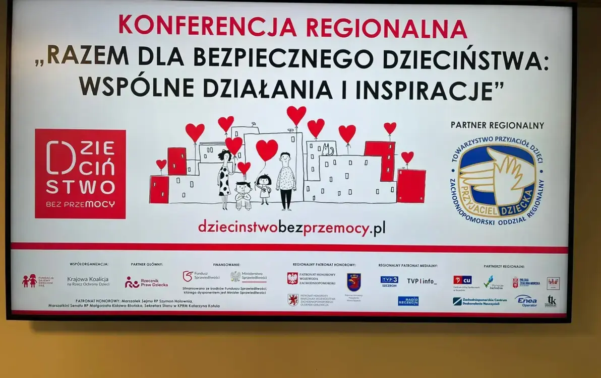 Zdjęcie do 6.11.2025 Regionalna Konferencja &bdquo;Razem dla Bezpiecznego Dzieciństwa: Wsp&oacute;lne Działania i Inspiracje&rdquo;, zorganizowana w ramach og&oacute;lnopolskiej kampanii &bdquo;Dzieciństwo bez Przemocy&rdquo; &hearts;️