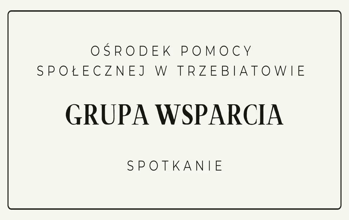 Zdjęcie do Spotkania grupy wsparcia