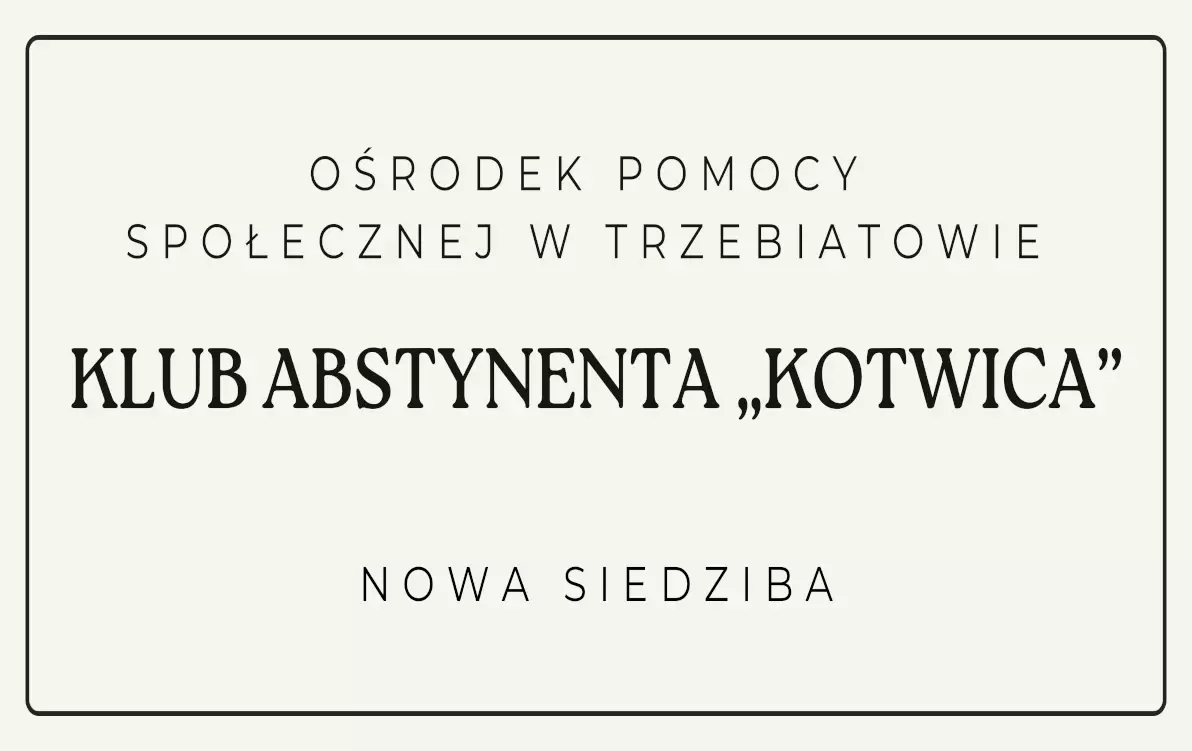 Zdjęcie do Nowa siedziba Klubu "Abstynenta"