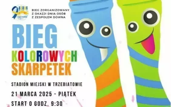 Zdjęcie do Zaproszenie na Bieg kolorowych skarpetek 2025